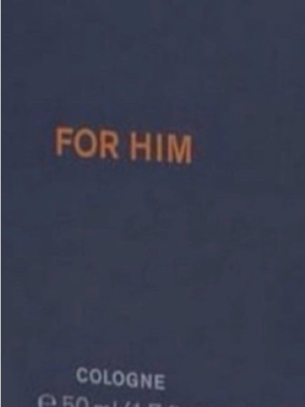 FOR HIM Cologne Bottle